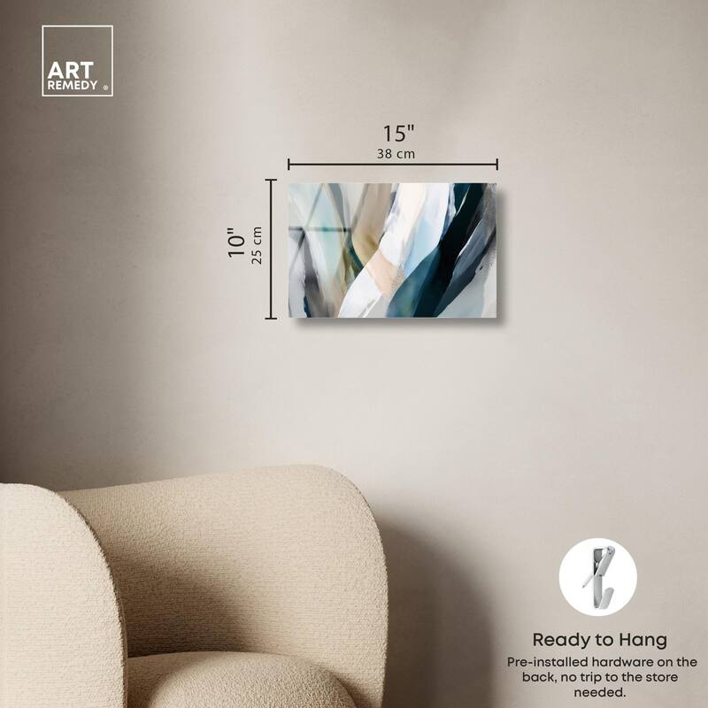 Sweeping Forms II Acrylic by Art Remedy, Ready to Hang