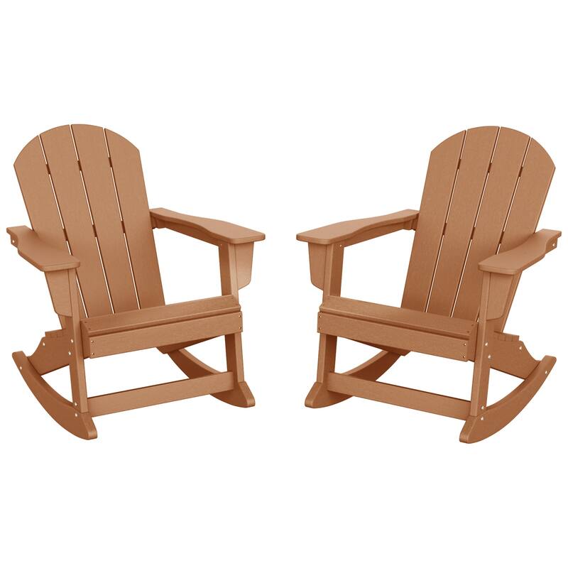 Laguna Hdpe All Weather Outdoor Patio Rocking Chair (Set of 2)
