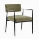 preview thumbnail 5 of 23, Christopher Knight Home - Alice Metal Dining Arm Chair Set of 2