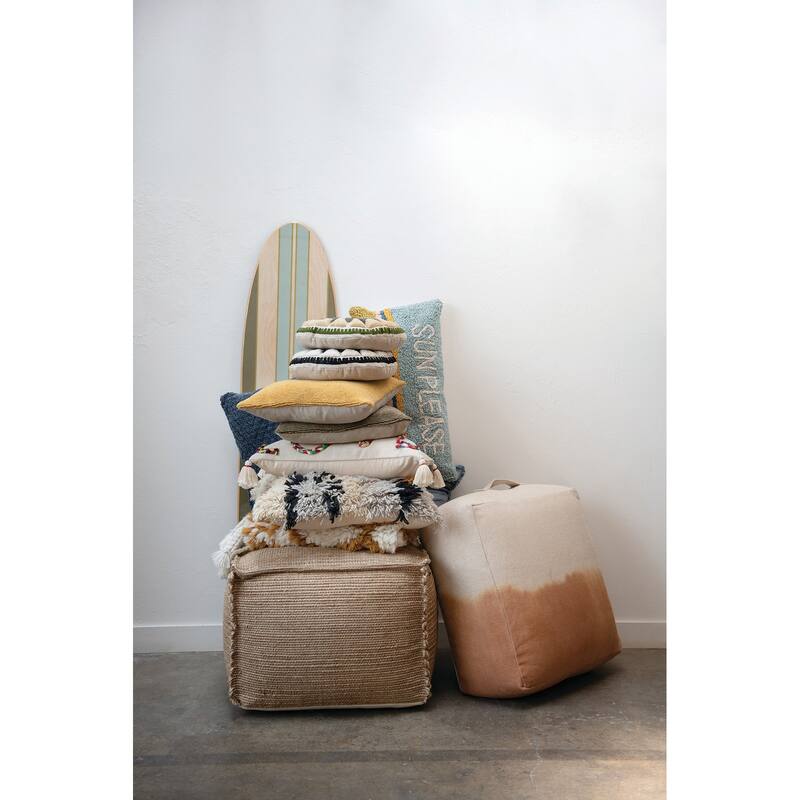 Lacquered Wood Surfboard Wall Décor (Hangs Vertical or Horizontal)