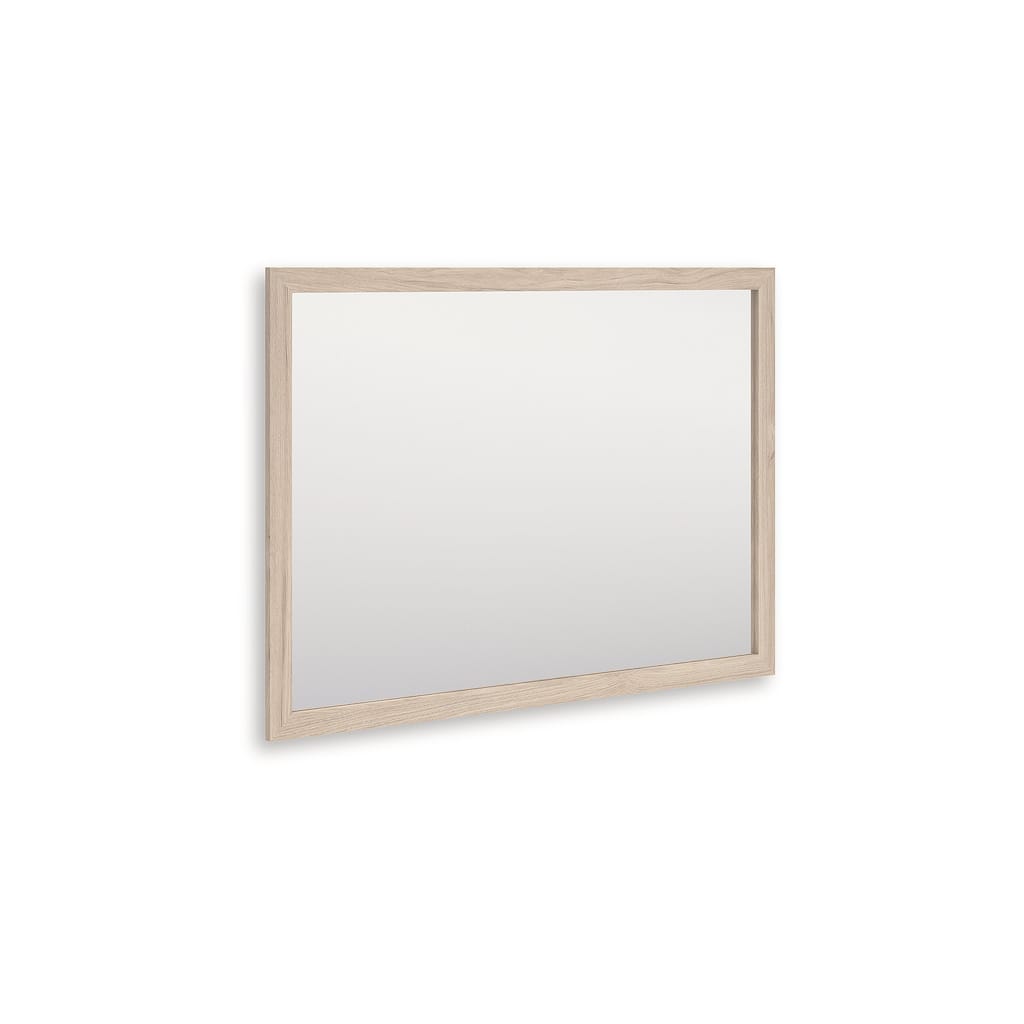 Signature Design by Ashley Shapella Tan Bedroom Mirror - 39"W x 2"D x 28"H