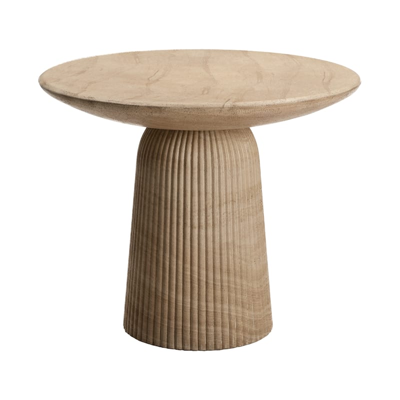 Studio London Faux Travertine Bistro Table Maddox Concrete Patio Table
