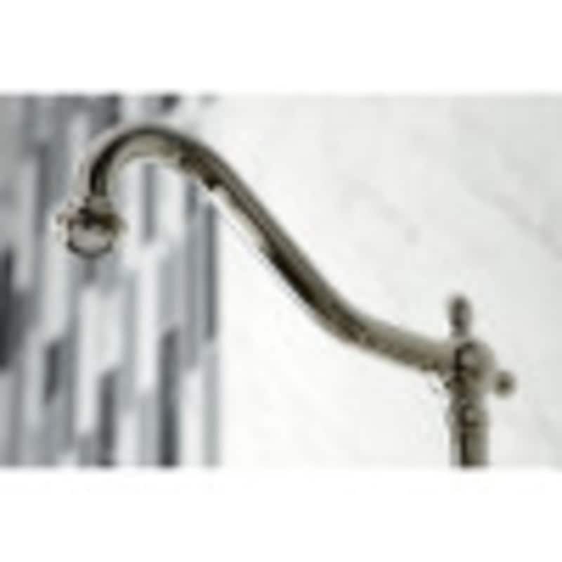 Kingston Brass Heritage 1.8 GPM Wall Mounted Widespread Bridge Kitchen