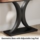 preview thumbnail 14 of 15, 40 Inches Narrow Industrial Console Sofa Table for Entryway