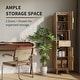 preview thumbnail 3 of 19, Garvee 67" Tall Freestanding Narrow Raised Bathroom Laundry Storage Cabinet with Drawer