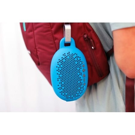 NEW BOOM Urchin Ready 4 Anything Water Resistant Bluetooth Speaker Blue red 