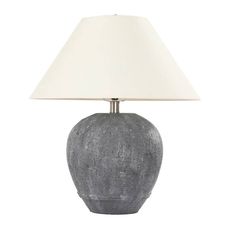 2 Pack Global Ceramic Accent Table Lamp with Linen Shade