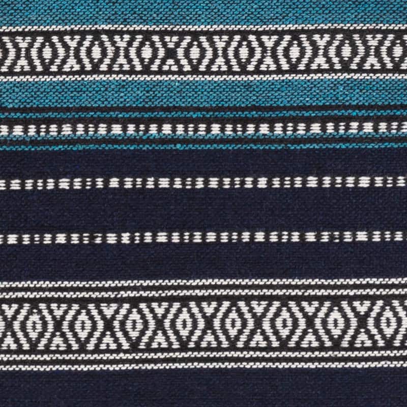 Artistic Weavers Madora Bohemian Striped Cotton Blend Throw Pillow