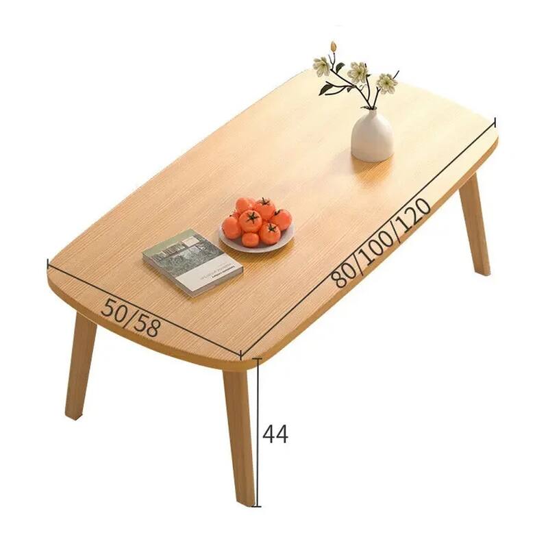 Folding Coffee Table, Collapsible Wooden Mini Desk, Multifunctional Foldable Coffee Tables For Small Spaces, Study