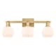 Option Brushed Brass / Matte White