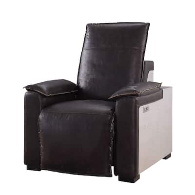 Broadway Dark Grain Brown Power Motion Recliner
