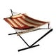 preview thumbnail 26 of 38, VEIKOUS 12 ft. Quilted 2-Person Hammock with Stand and Detachable Pillow