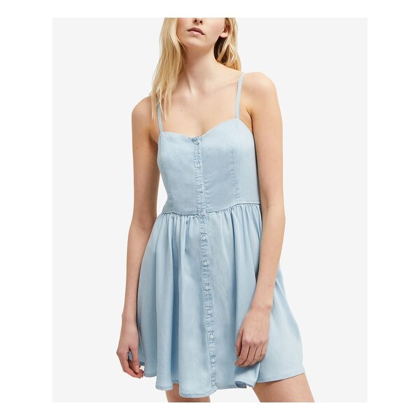 french connection light blue dress