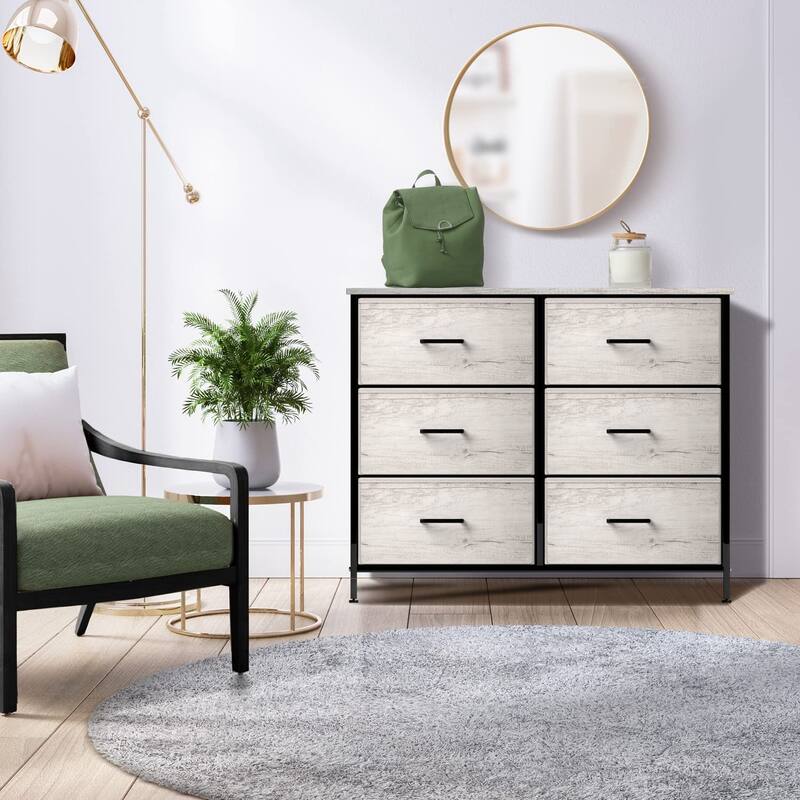 Dressers for Bedroom with 6 Drawers, Chest of Drawers for Bedroom
