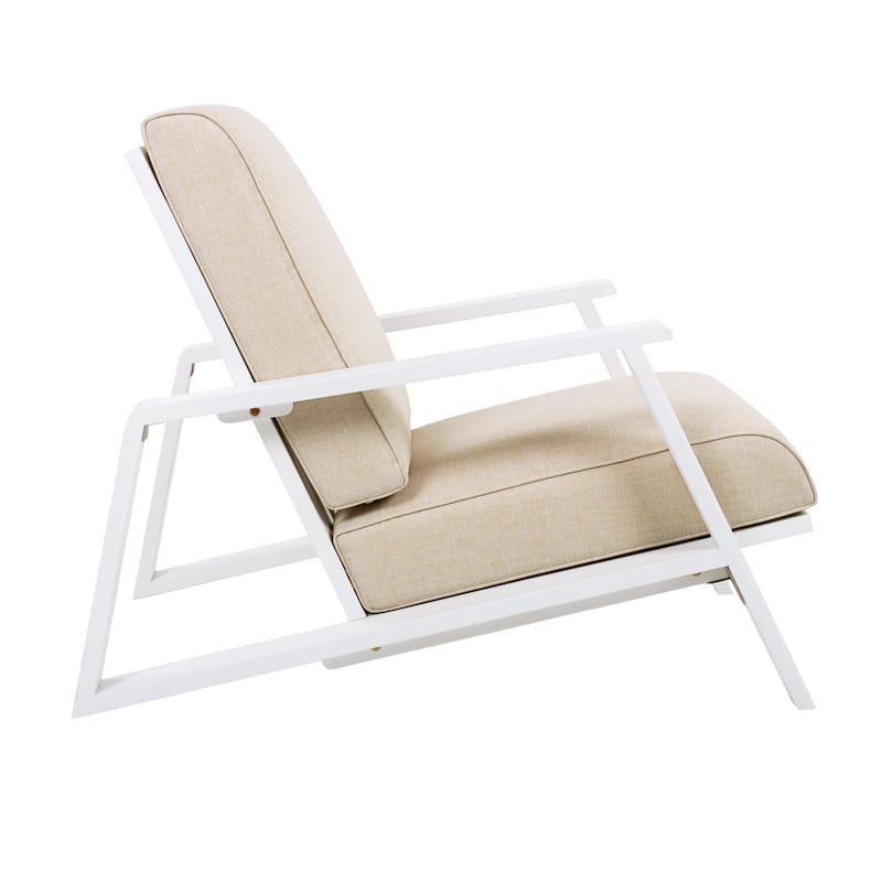 Paloma Acacia Wood Outdoor Club Chair with Cushion by Christopher Knight Home