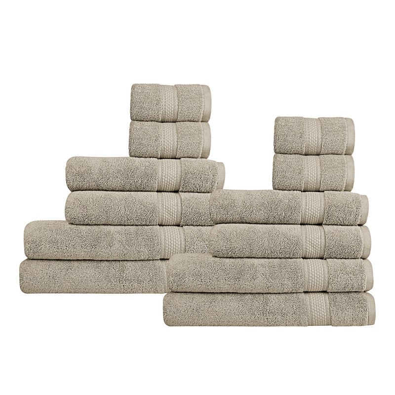 A1HC Bath Towel Sets, 100% Ring Spun Cotton, Zero Twist, Highly Absorbent, 500 GSM Low Lint, Quick Drying Bathroom Towel Sets