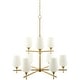 preview thumbnail 2 of 10, Livabliss Yueva Modern Chandelier - 31"L x 31"W x 35"H