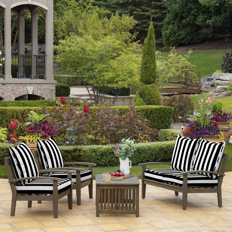 ARDEN Outdoor Deep Seat Cushion Set, 22 in x 24 in