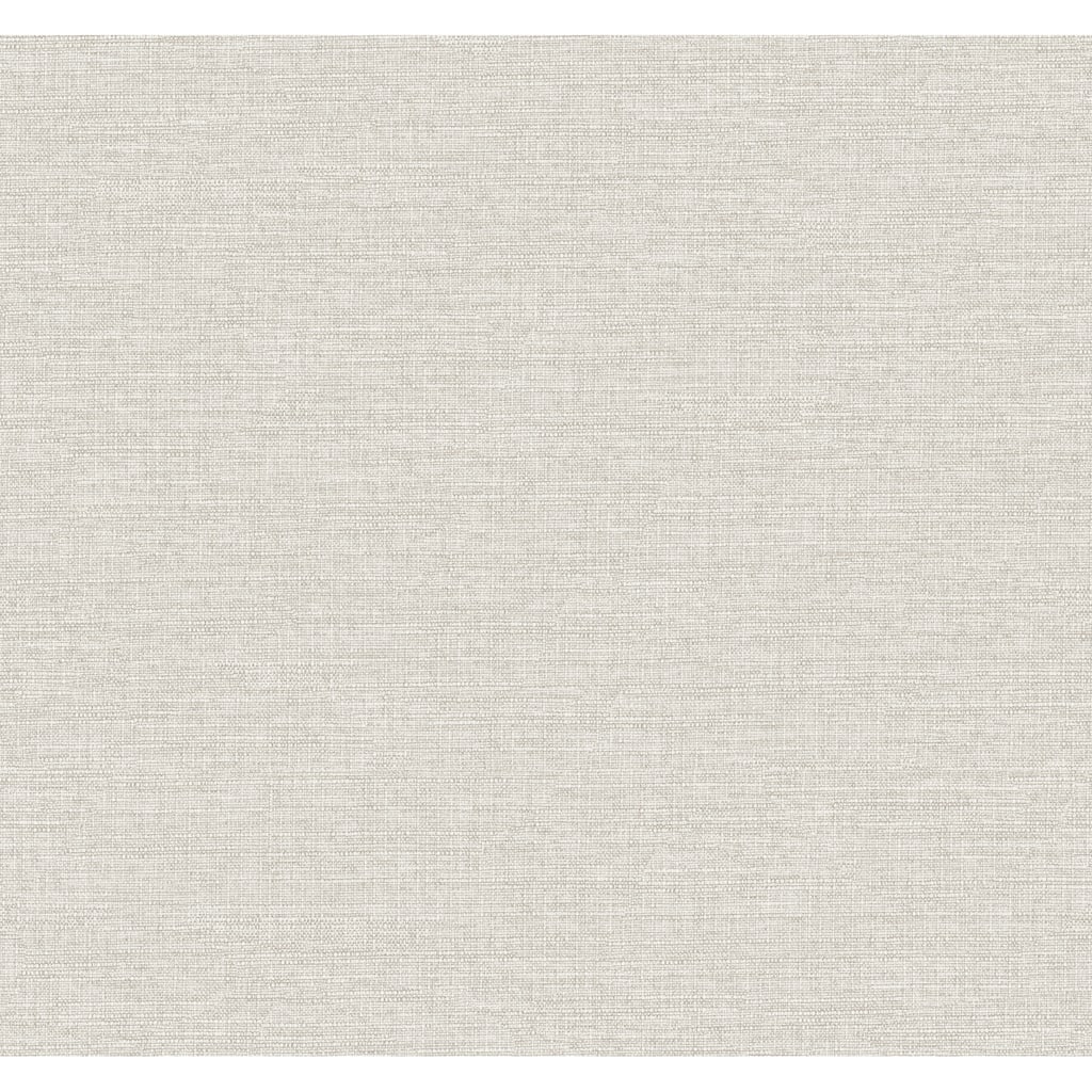 York Wallcoverings Terrene Light Grey Faux Linen Wallpaper - 324 x 27