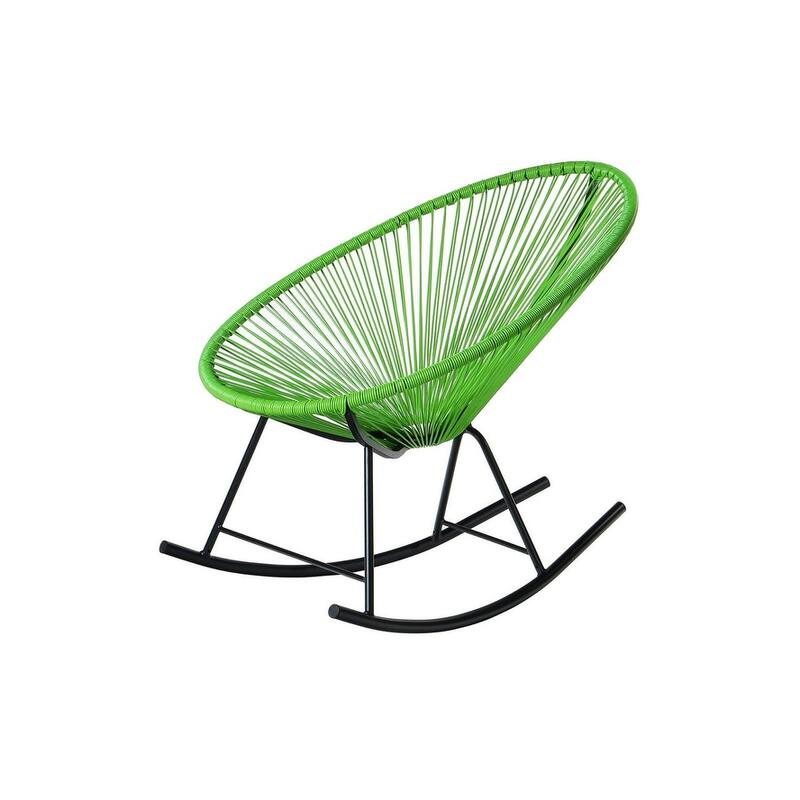 Acapulco Rocker Chair - H34.5xW28.5xD32.75 - Green