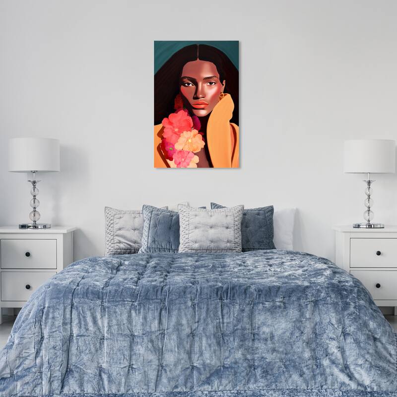 Wynwood Studio Fashion and Glam Glamorama IV Gold and Amber Glam Wall Art Canvas Print - 36 x 24