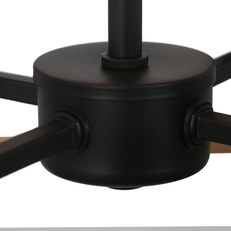 Modern Contemporary Gold Chandelier Geometric Lantern Large Kitchen Island Pendant Lights - Gold and Black - D12.5"x H 18"