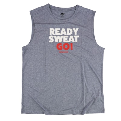 Skechers Mens Ready Sweat Go Muscle Tank Top,, Blue, X-Large