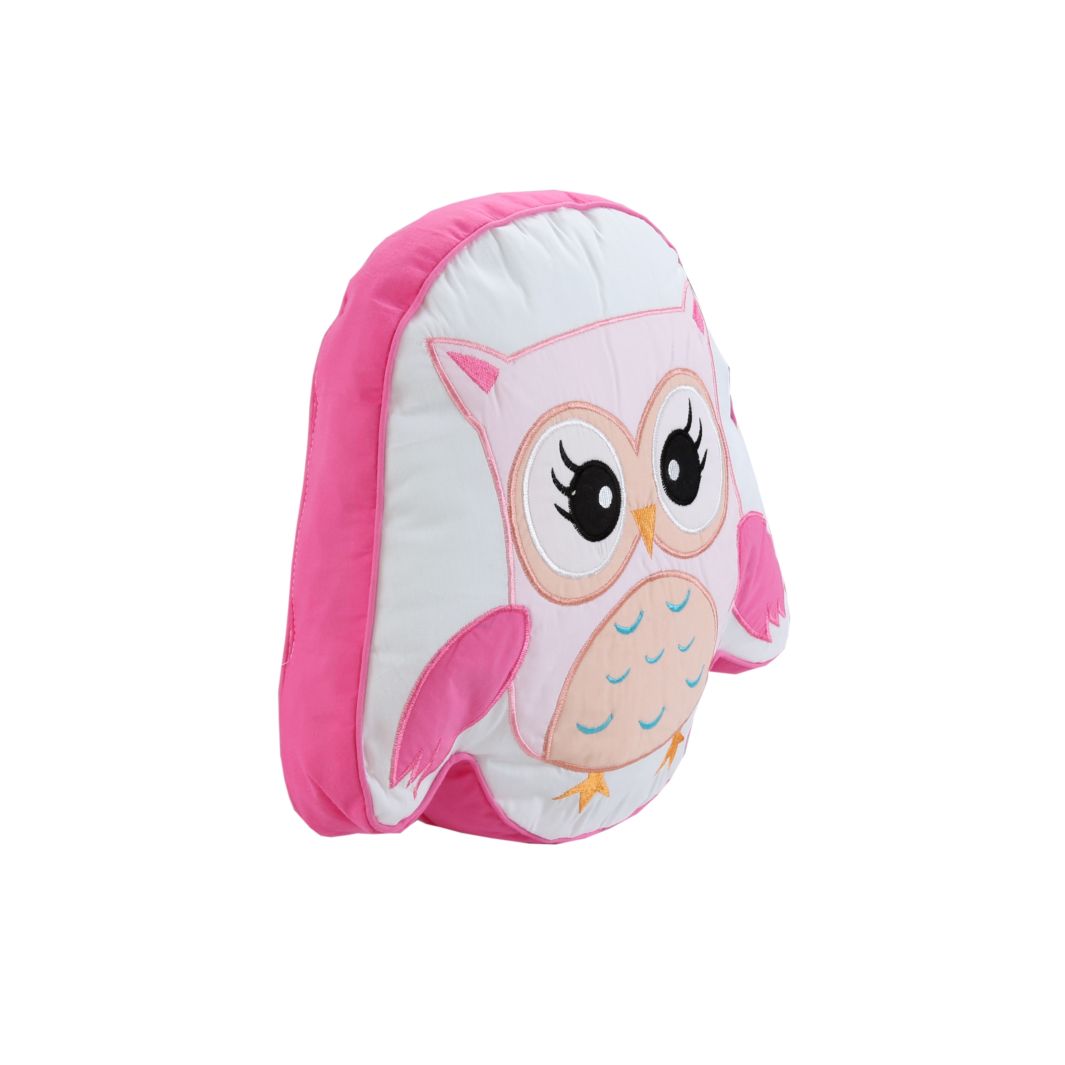 pink owl pillow