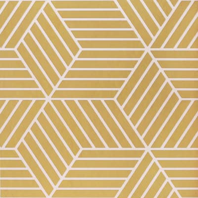 Retro Self Adhesive Vinyl Floor Tile - Latte - 20 Tiles/20 sq. ft.