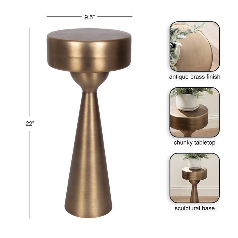 Kate and Laurel Solbrett Metal Table