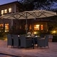 preview thumbnail 73 of 112, Costway 11 PCS Patio Wicker Dining Set with Double-Sided Outdoor - See Details