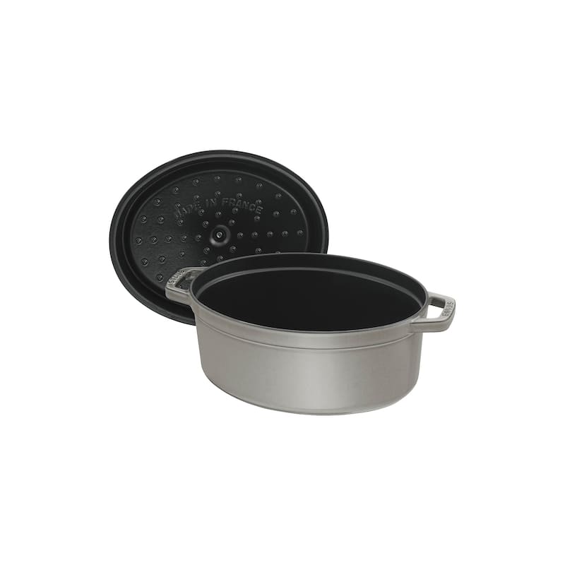 STAUB Cast Iron 1-qt Oval Cocotte
