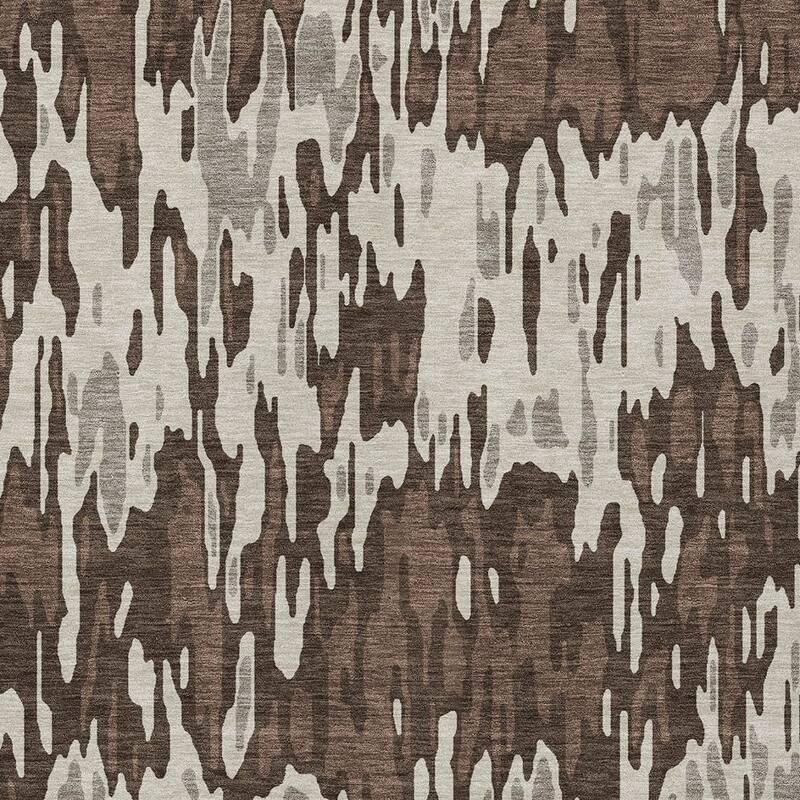 HomeRoots Striped Transitional Rectangle Outdoor Rug