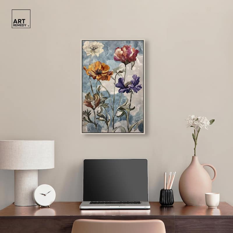 Hued Blossom II Canvas by Art Remedy