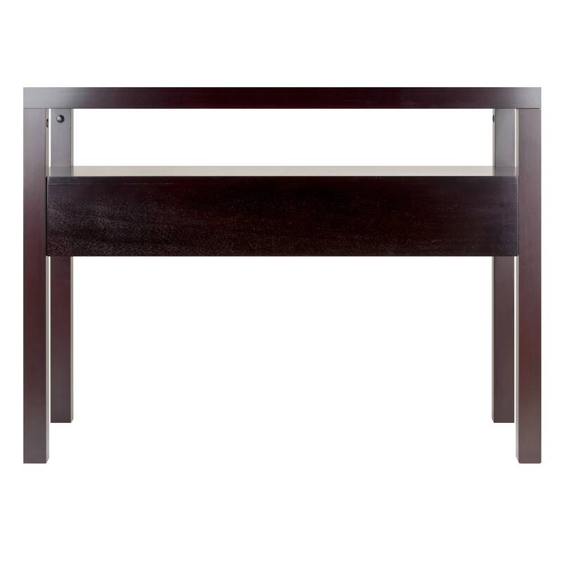 Copenhagen Console Table, Espresso - 40.16 x 17.09 x 30.12 inches