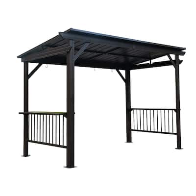 6.5x12FT Hardtop Grill Gazebo