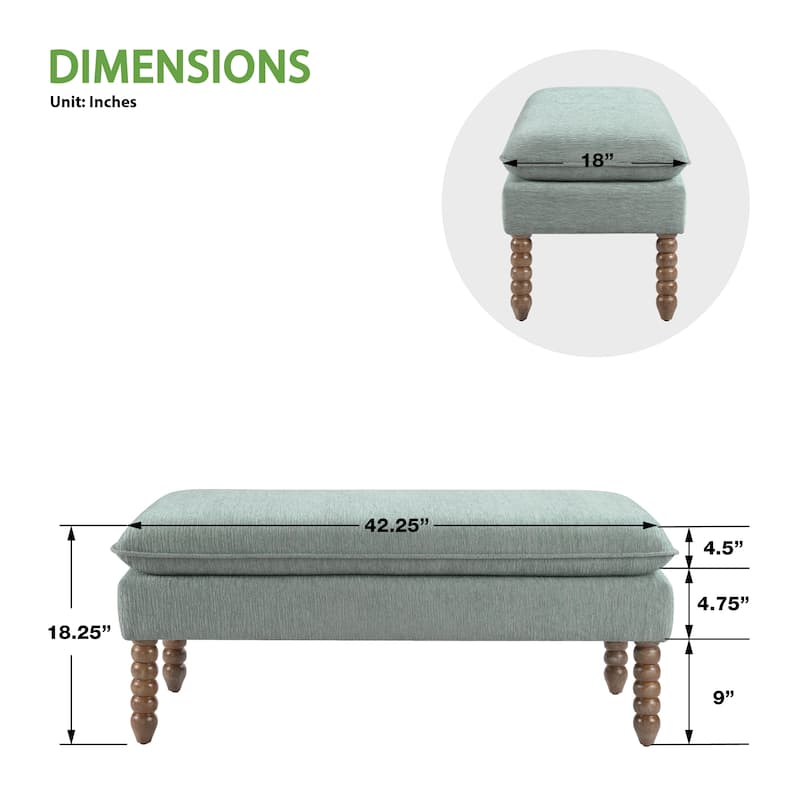 Selina Pillow Top Bench