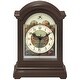 preview thumbnail 15 of 13, Plastic Tabletop Clock - 9 x 3 x 5.5 Brown