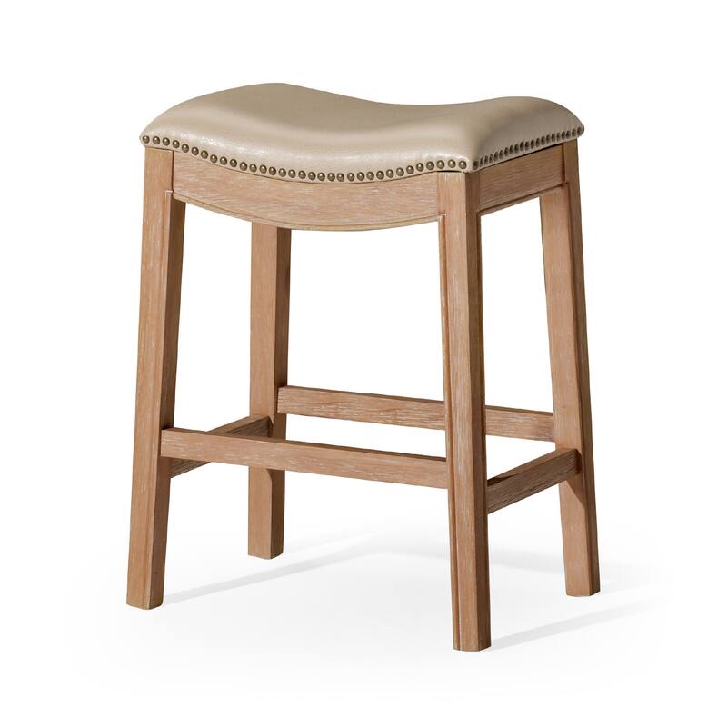 Maven Lane Adrien Saddle Kitchen Dining Stool