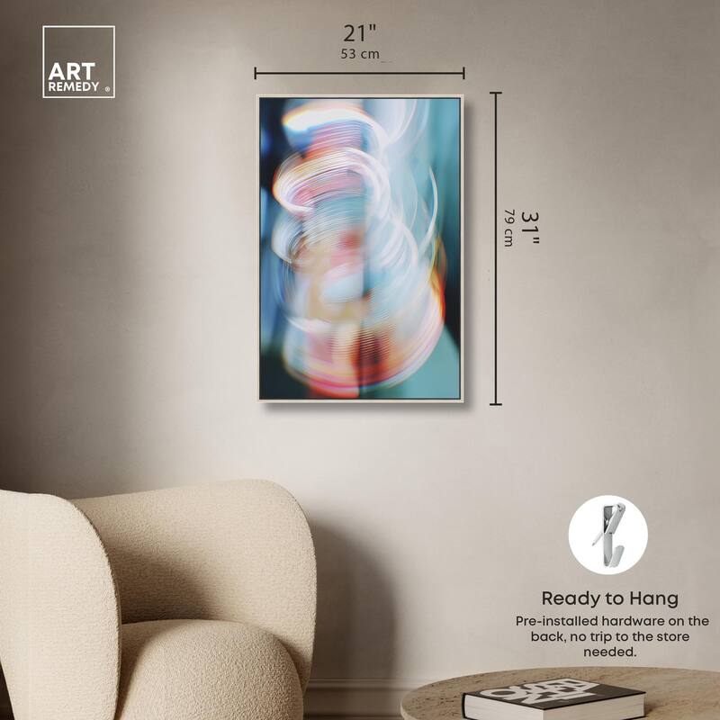 Swirling Light II Canvas by Art Remedy