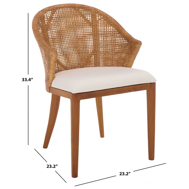 SAFAVIEH Home Mura Arm Chair - 23"W x 23"D x 33"H