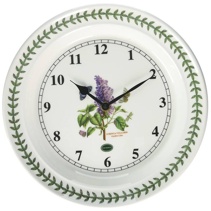 Portmeirion Botanic Garden Kitchen Wall Clock - 10.5 inch