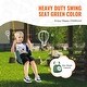 preview thumbnail 4 of 9, 2 Pack Green Kids Outdoor Swing with EVA Seat with Heavy Duty Chains Safe for Playgrounds and Backyard - 25.98 x 5.51 x 0.47 in