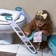 preview thumbnail 5 of 3, Mommy's Helper Cushie Step Up Deluxe Padded Potty Seat with Step Stool, Stickers, and Potty Chart - Teal/ White