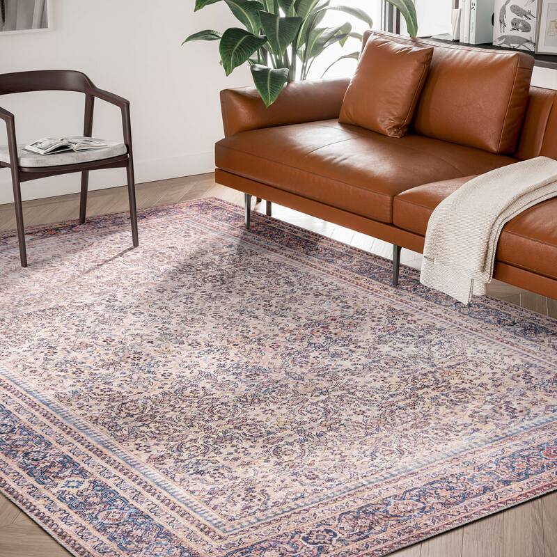 Abani Paloma PAL160A Vintage Terra Cotta Area Rug - 7'9" x 10'2" - Multi