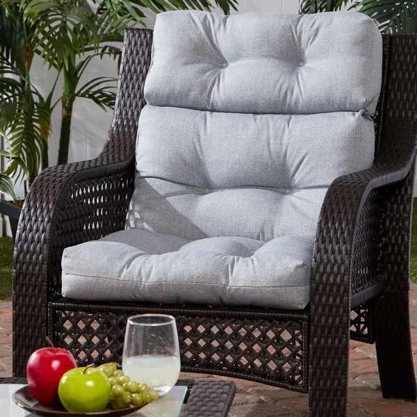 22 inch x 44 inch Polyester Outdoor High Back Chair Cushion Cushion Only Bed Bath Beyond 30757695