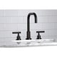preview thumbnail 19 of 19, Kingston Brass Manhattan 8 in. Widespread Bathroom Faucet
