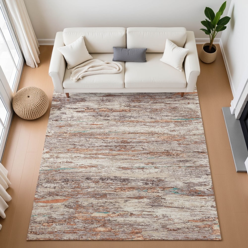 Premium Washable Super Soft Stripe Ombre Mayfield Rug