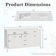 preview thumbnail 4 of 61, Modern Bathroom Vanity with Ceramic Sink, Soft-Close Storage Cabinet and Glossy Easy-Clean Countertop