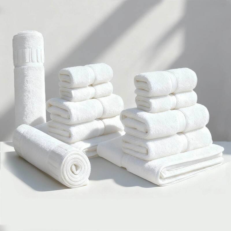 Superior LUX 12 PC Egyptian Cotton Heavy Weight Bundle
